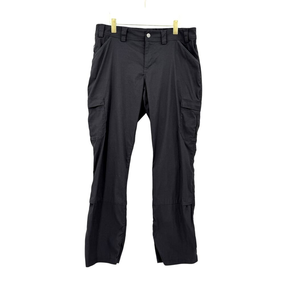 Duluth Trading Co. Black Dry on the Fly Bootcut Mid Rise UPF Convertible Pants
